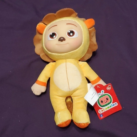 Cocomelon JJ Lion Cuddle Plush Play Toy 8" - Picture 2 of 6